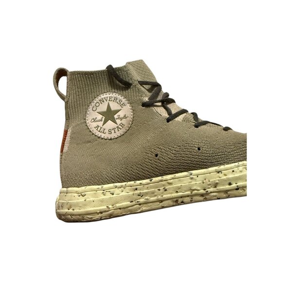 Converse All Star Crater Knit Olive Green Recycled Material Durable W9 (See des) - Picture 7 of 7